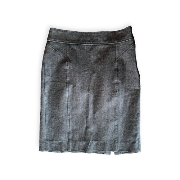 Banana Republic skirt gray stretch sz 4 small stretch - Picture 1 of 5